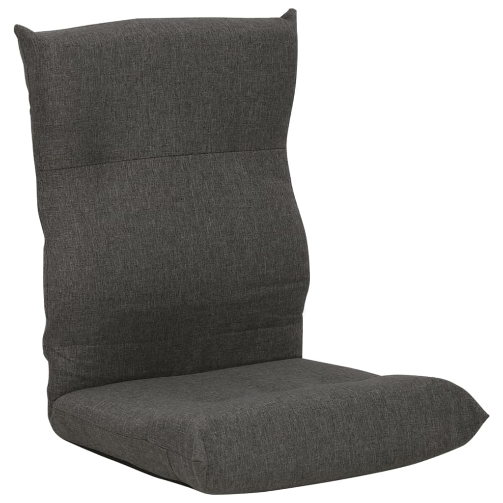 folding-floor-chair-dark-gray-fabric-1 At Willow and Wine USA!