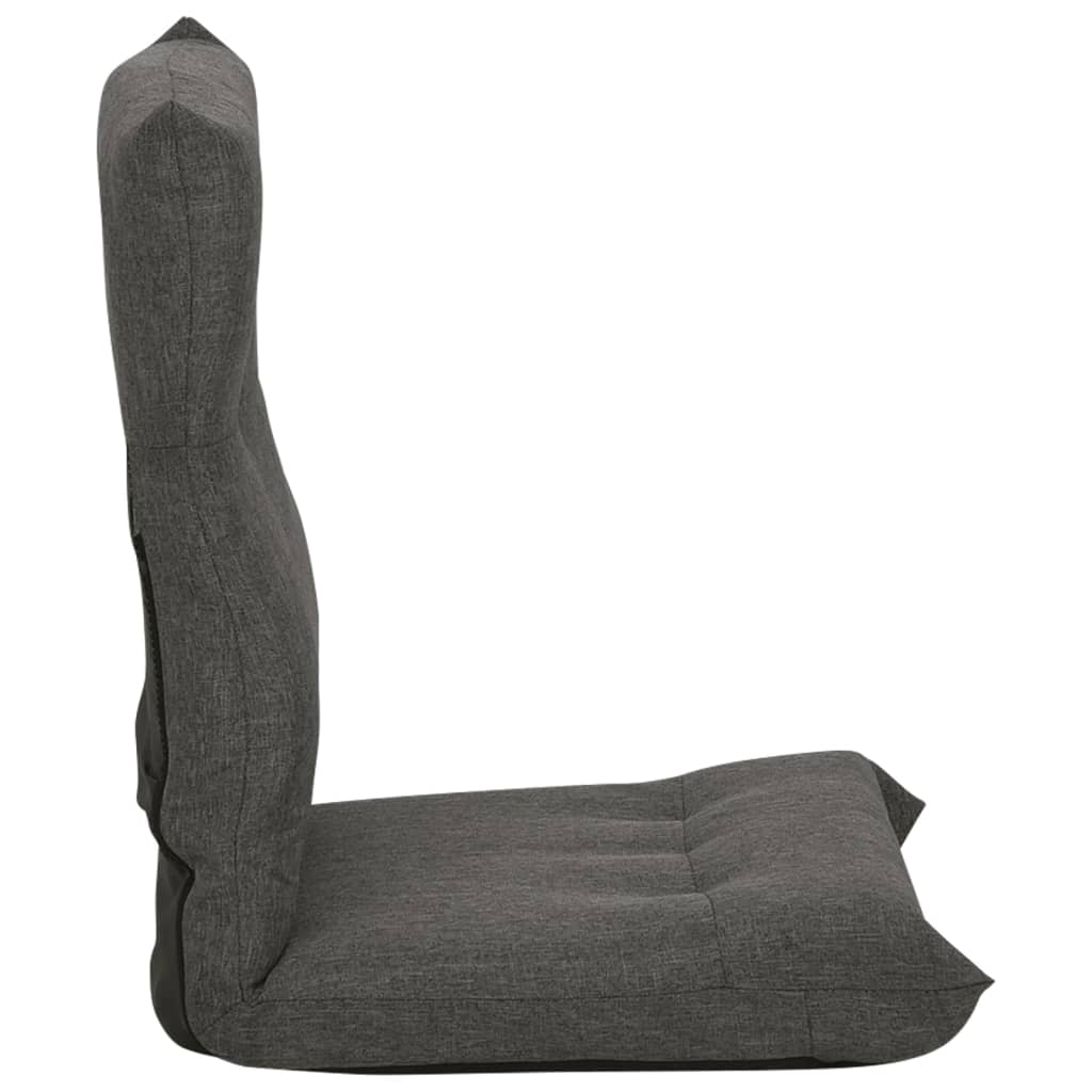 folding-floor-chair-dark-gray-fabric-1 At Willow and Wine USA!