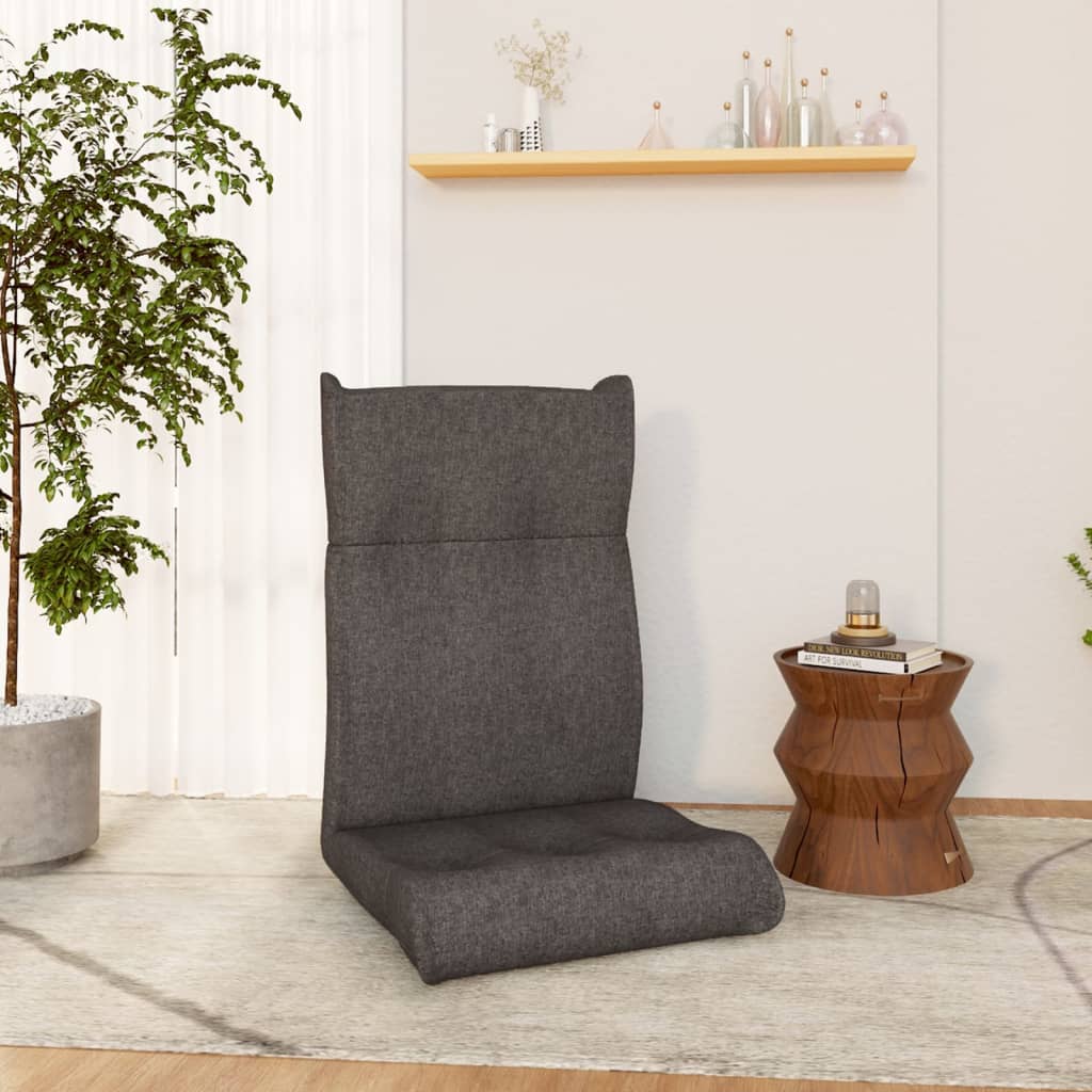 folding-floor-chair-dark-gray-fabric-1 At Willow and Wine USA!