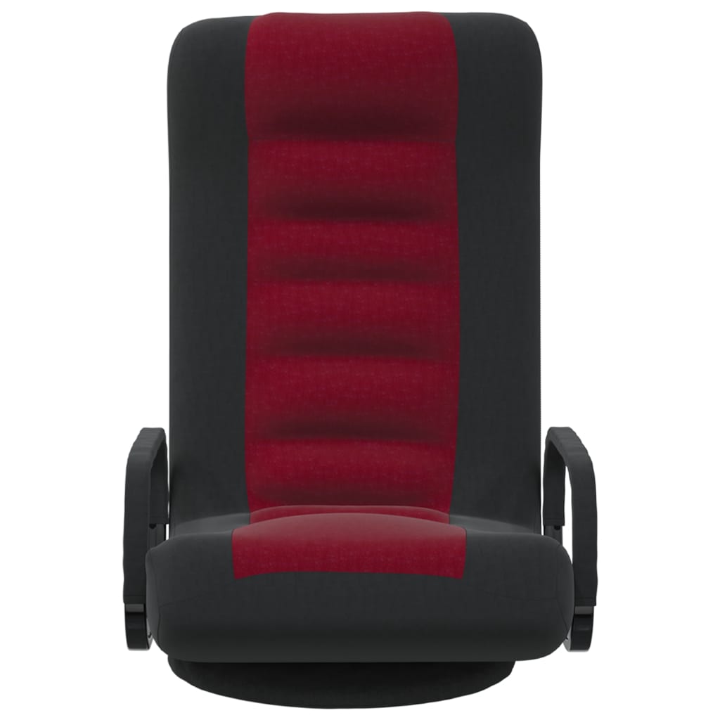 swivel-floor-chair-black-and-wine-red-fabric At Willow and Wine USA!