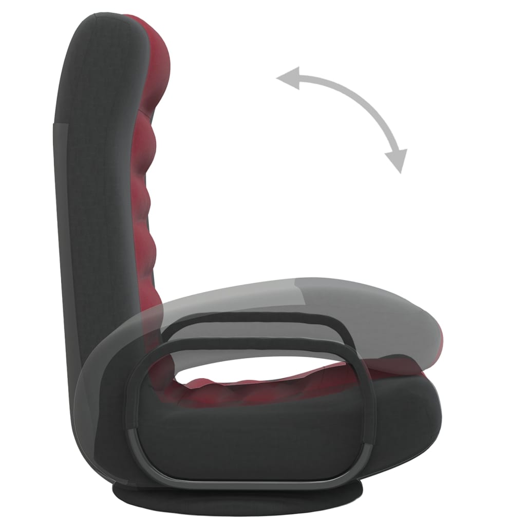 swivel-floor-chair-black-and-wine-red-fabric At Willow and Wine USA!