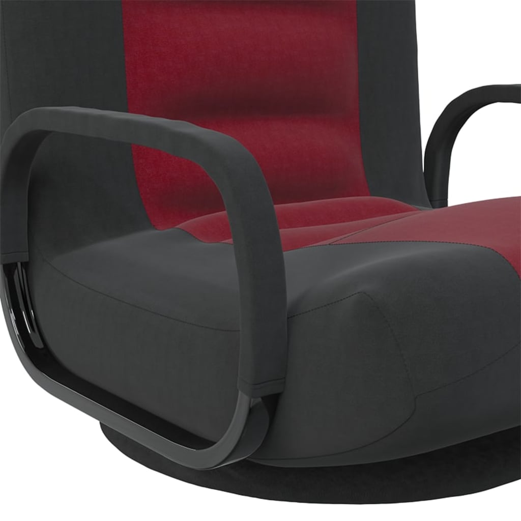 swivel-floor-chair-black-and-wine-red-fabric At Willow and Wine USA!