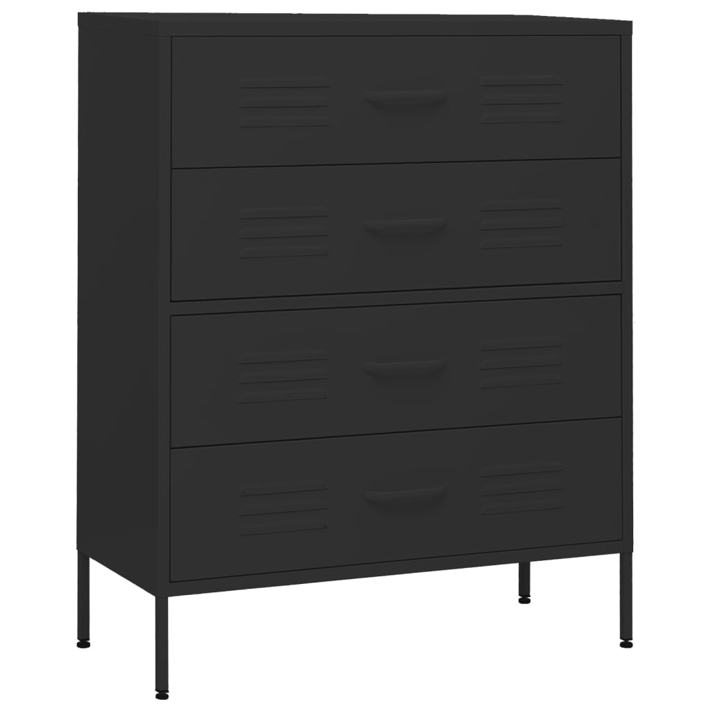 chest-of-drawers-black-31-5-x13-8-x40-steel At Willow and Wine USA!