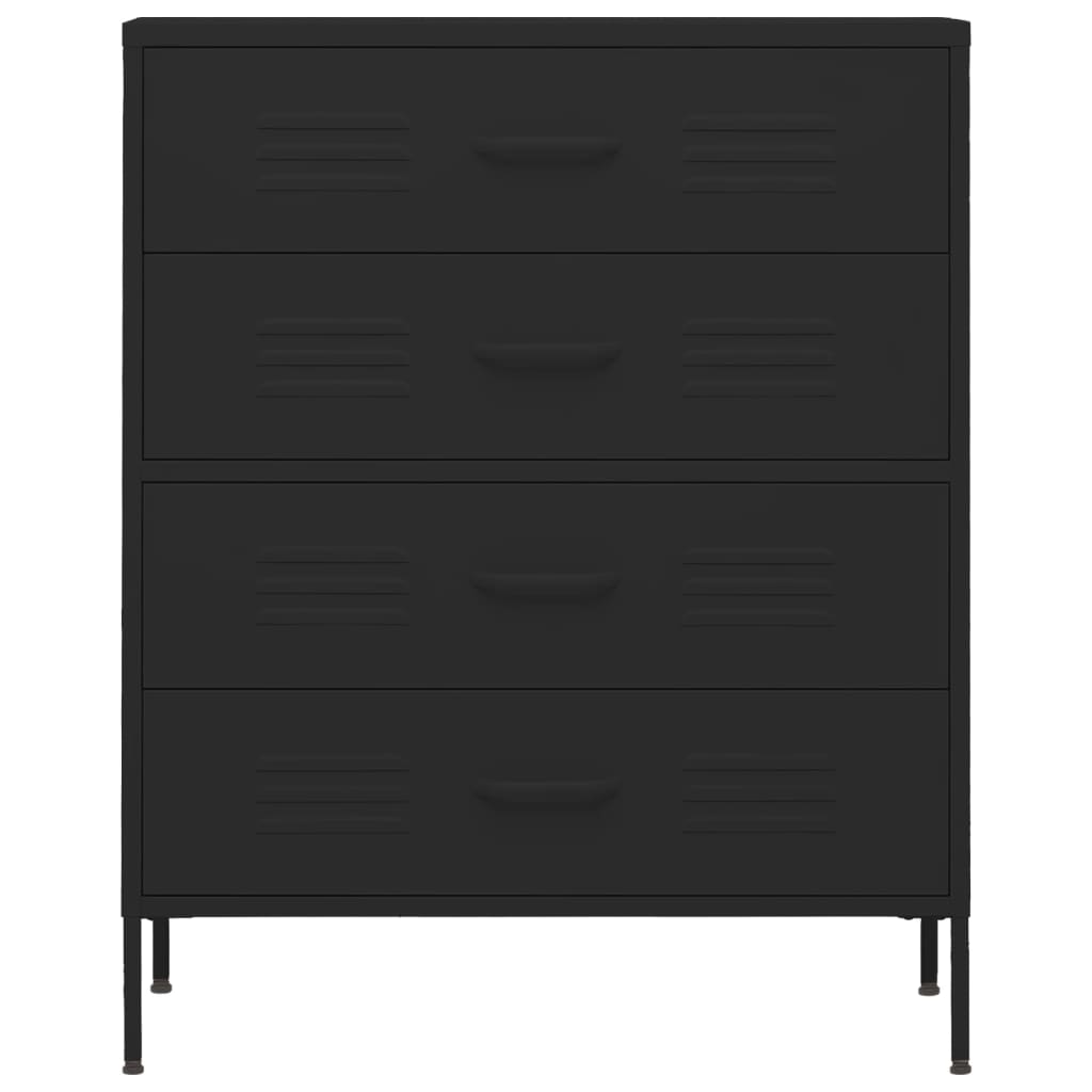 chest-of-drawers-black-31-5-x13-8-x40-steel At Willow and Wine USA!