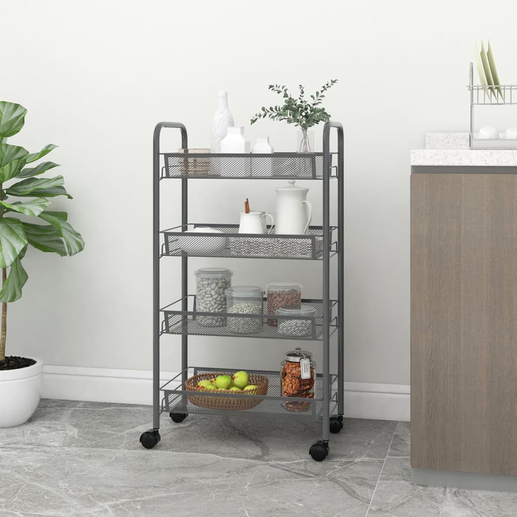 5-tier-kitchen-trolley-gray-18-1-x10-2-x41-3-iron At Willow and Wine USA!