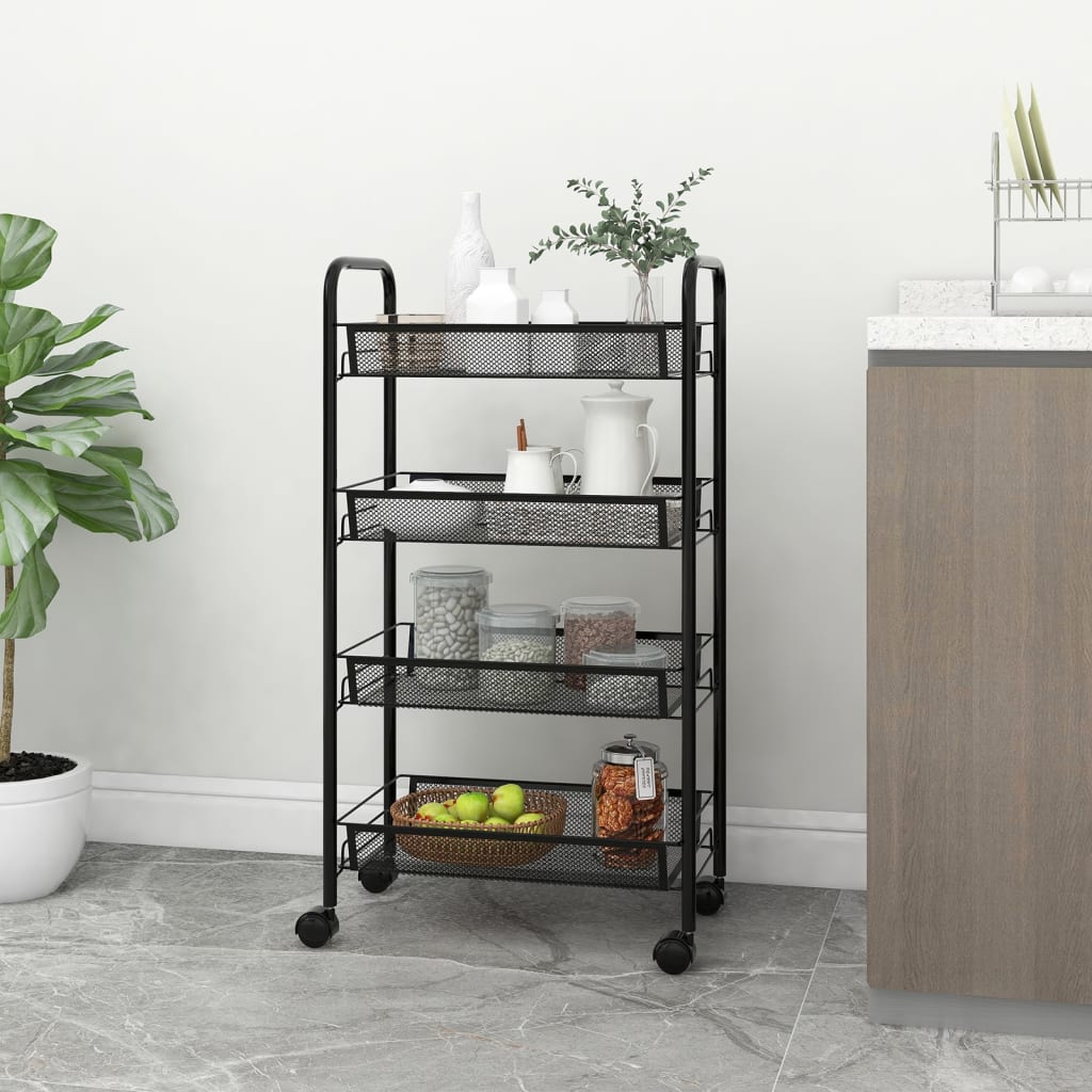 5-tier-kitchen-trolley-gray-18-1-x10-2-x41-3-iron At Willow and Wine USA!