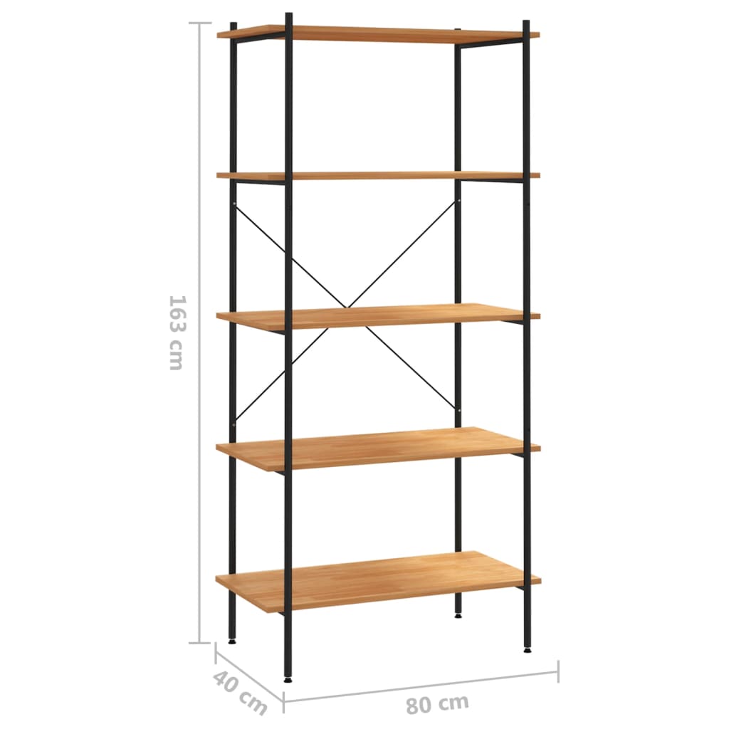 5-tier-shelving-unit-black-and-oak-31-5-x15-7-x64-2 At Willow and Wine USA!