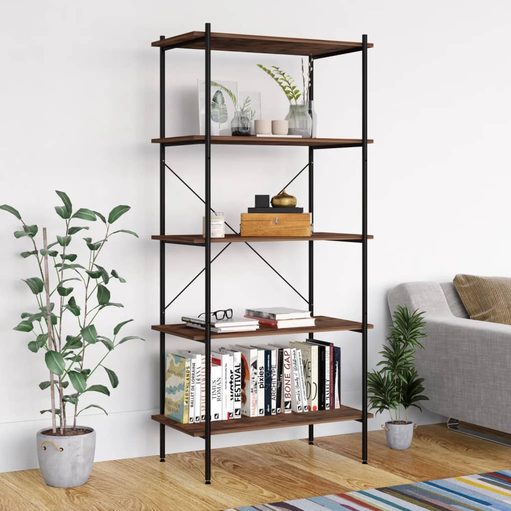 5-tier-shelving-unit-black-and-oak-31-5-x15-7-x64-2 At Willow and Wine USA!