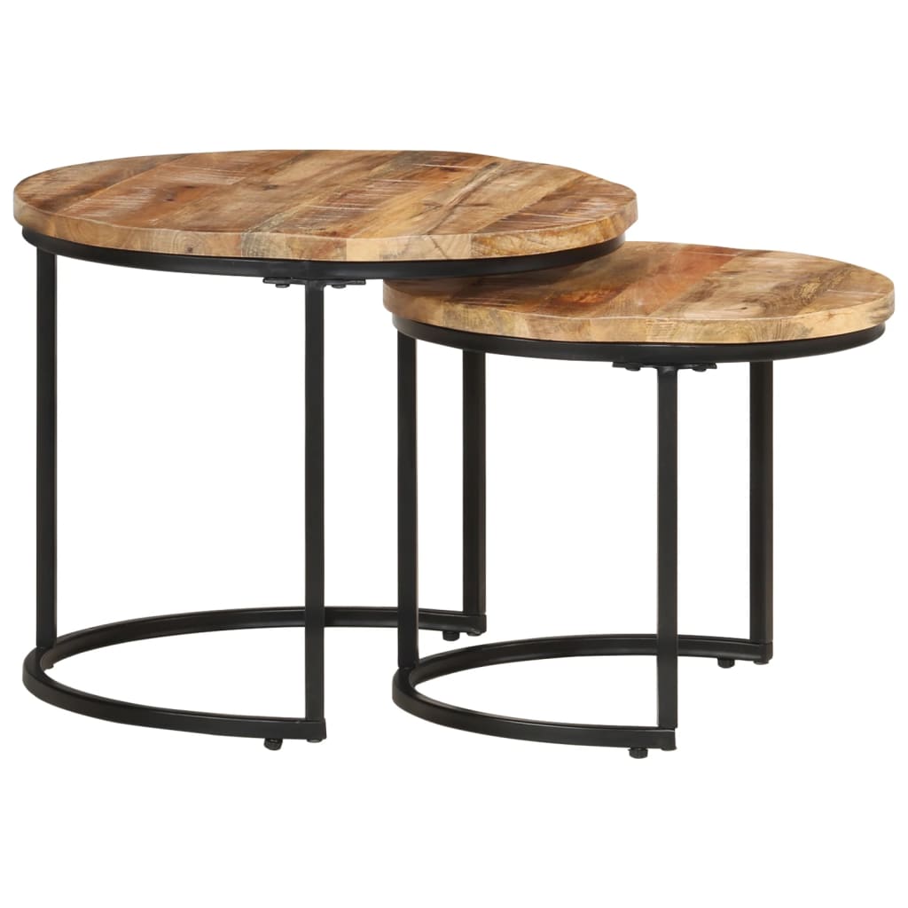 nesting-tables-3-pcs-solid-wood-acacia At Willow and Wine USA!