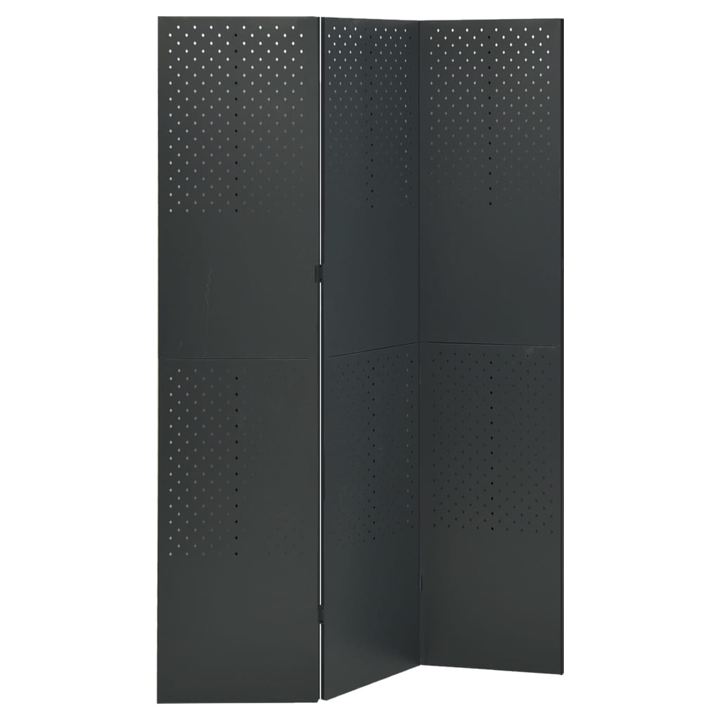 5-panel-room-dividers-2-pcs-black-78-7-x70-9-steel At Willow and Wine USA!