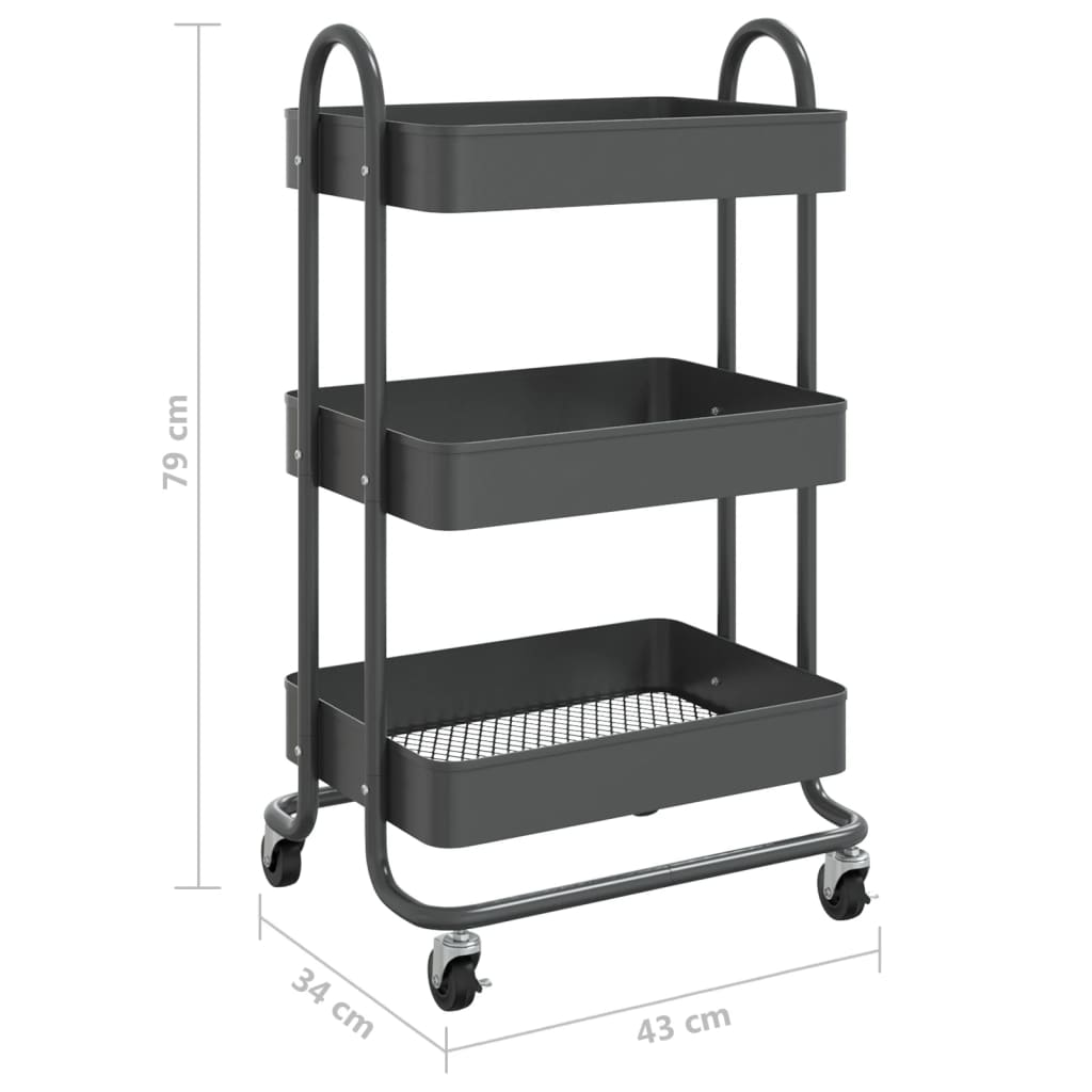 3-tier-trolley-anthracite-16-9-x13-4-x31-1-steel At Willow and Wine USA!