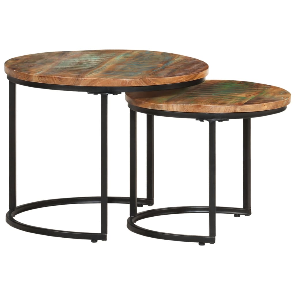 nesting-tables-3-pcs-solid-wood-acacia At Willow and Wine USA!