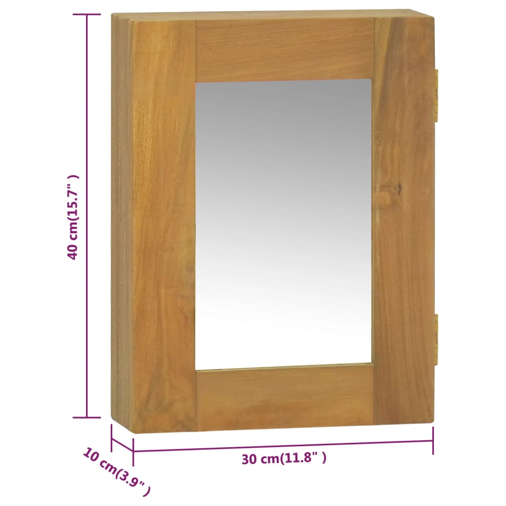 mirror-cabinet-11-8-x3-9-x15-7-solid-wood-teak-1 At Willow and Wine USA!