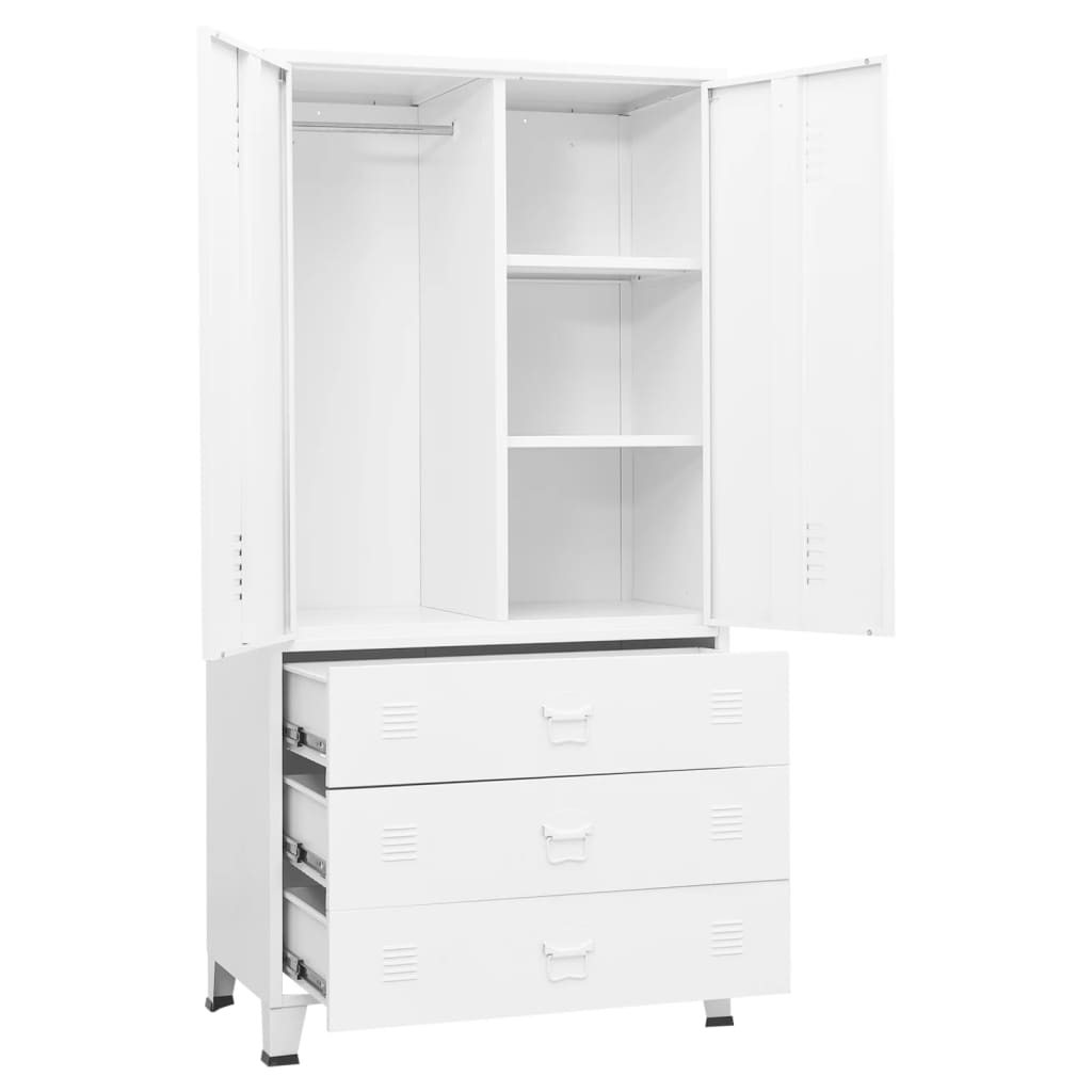 industrial-wardrobe-white-35-4-x19-7-x70-9-metal At Willow and Wine USA!