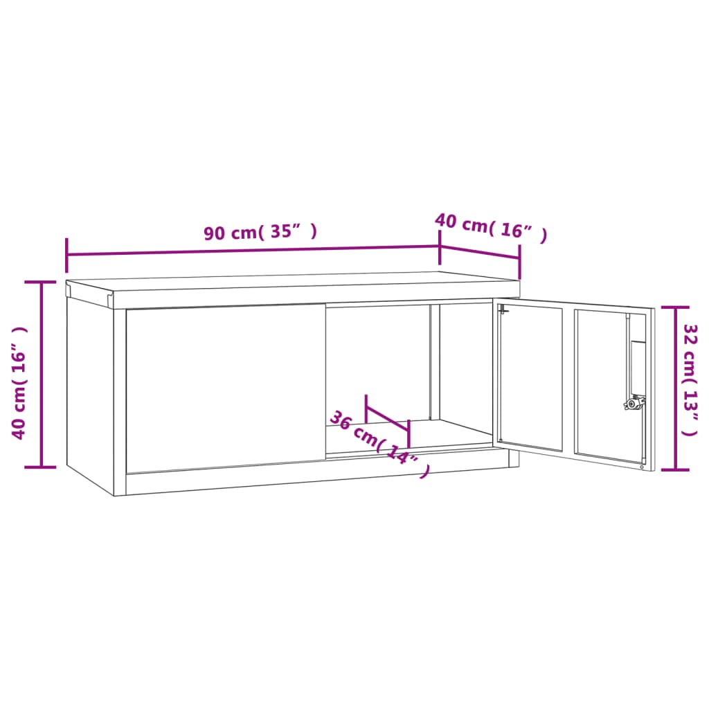 file-cabinet-light-gray-35-4-x15-7-x15-7-steel At Willow and Wine USA!