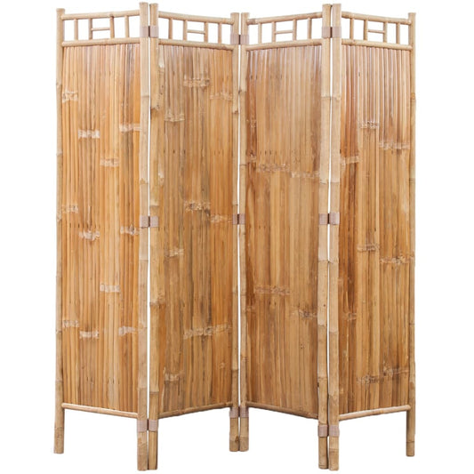 4-panel-bamboo-room-divider-926666 At Willow and Wine USA!