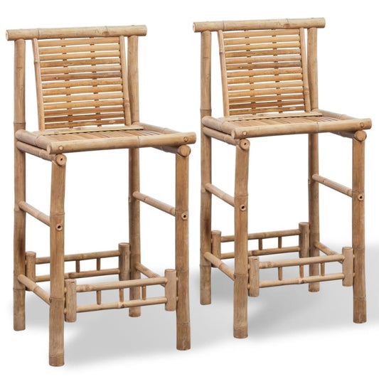 bar-stools-2-pcs-bamboo At Willow and Wine USA!