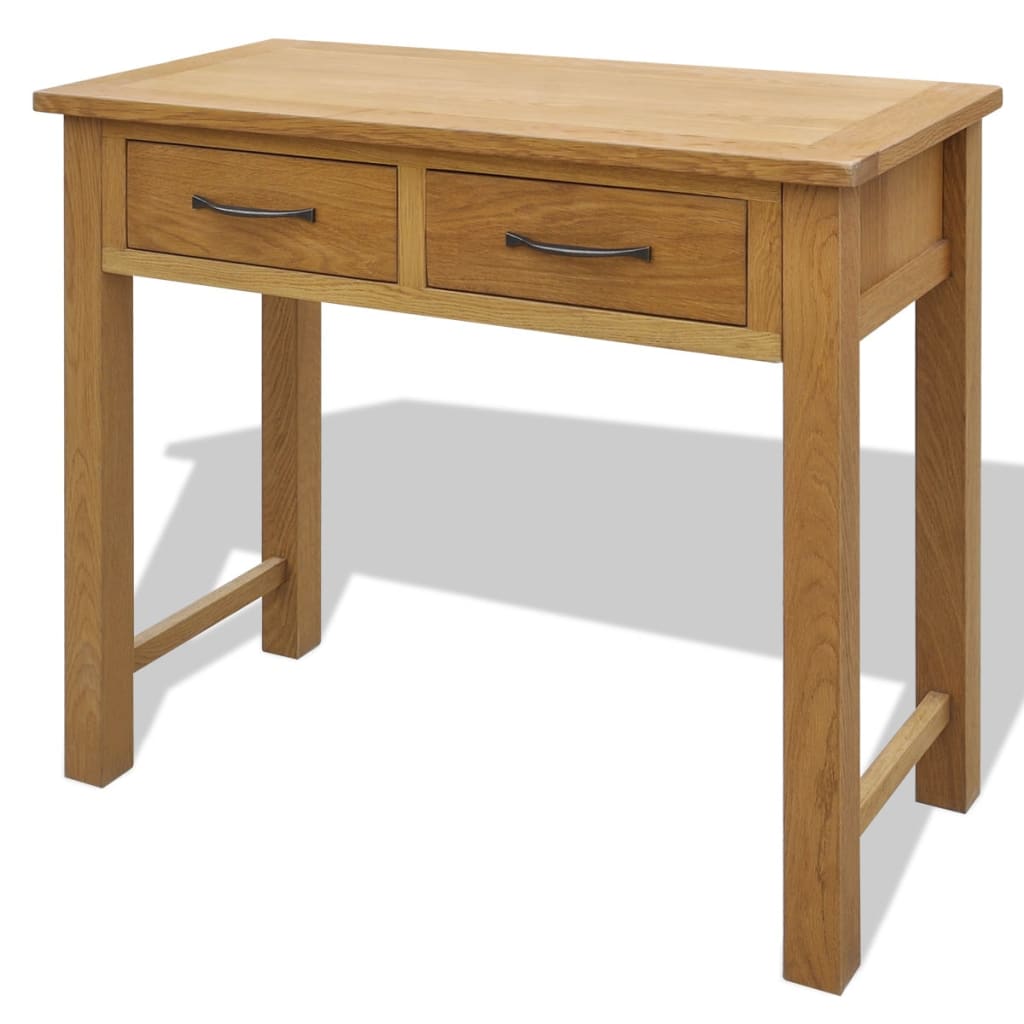 solid-oak-wood-dressing-table-with-stool At Willow and Wine USA!