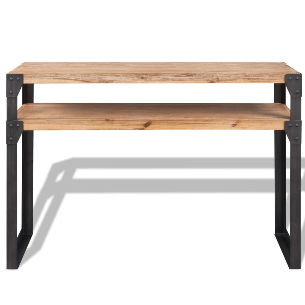 console-table-solid-acacia-wood-47-2-x15-7-x33-5 At Willow and Wine USA!