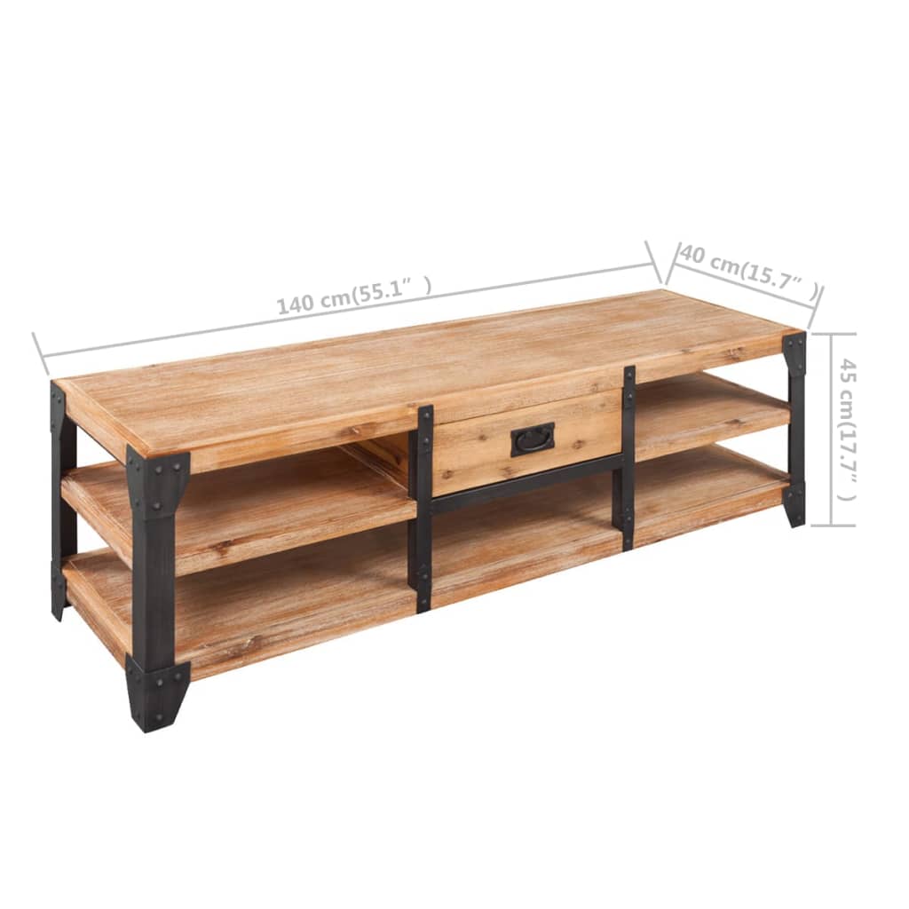 tv-stand-solid-acacia-wood-55-1-x15-7-x17-7 At Willow and Wine USA!