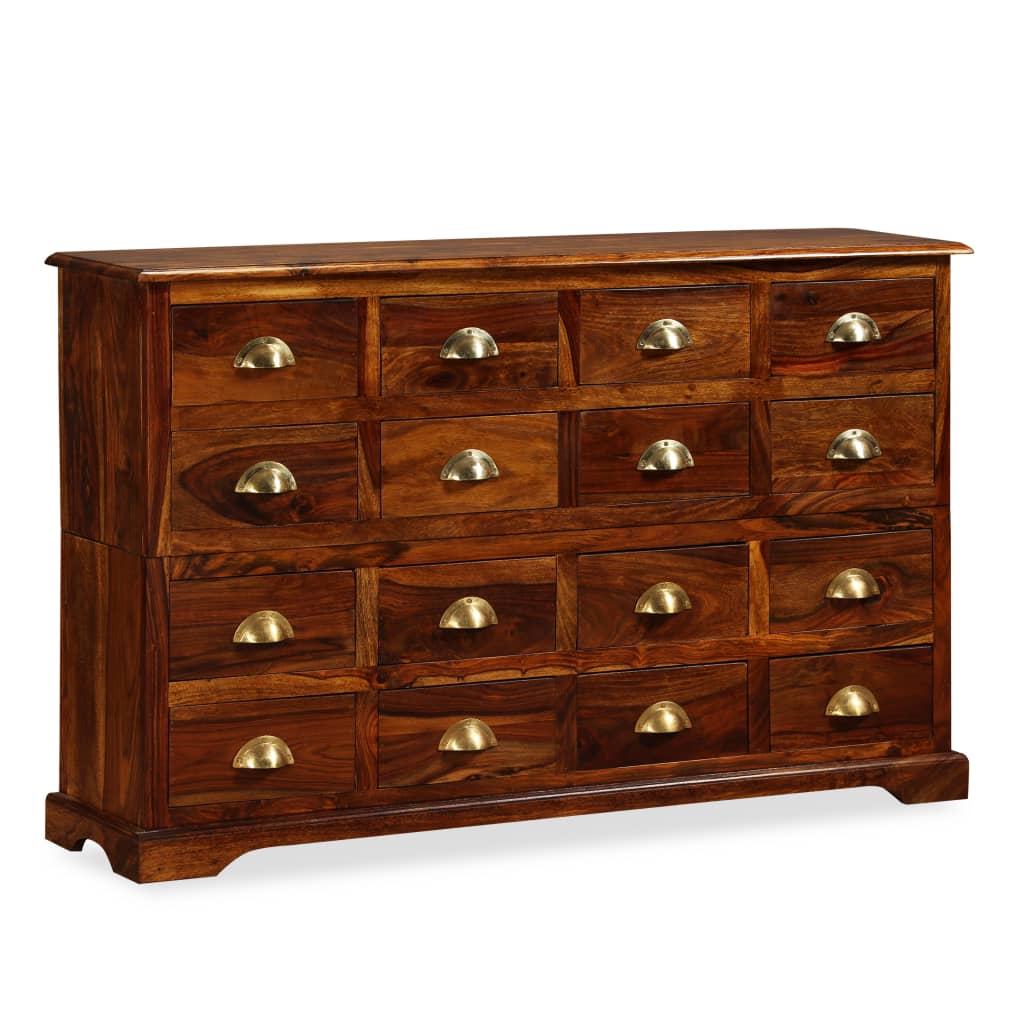 Chest of Drawer 47.2"x11.8"x29.5" Solid Sheesham Wood