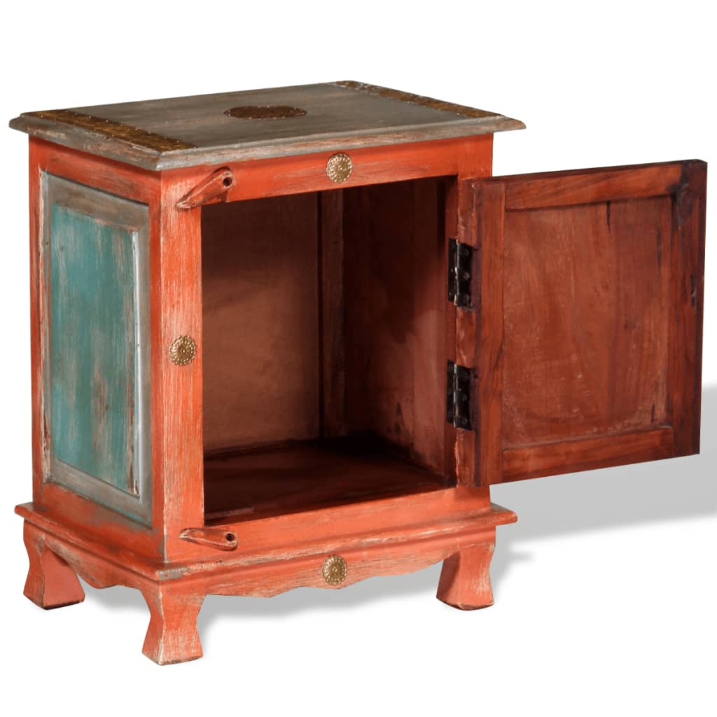 nightstand-solid-mango-wood-orange At Willow and Wine USA!