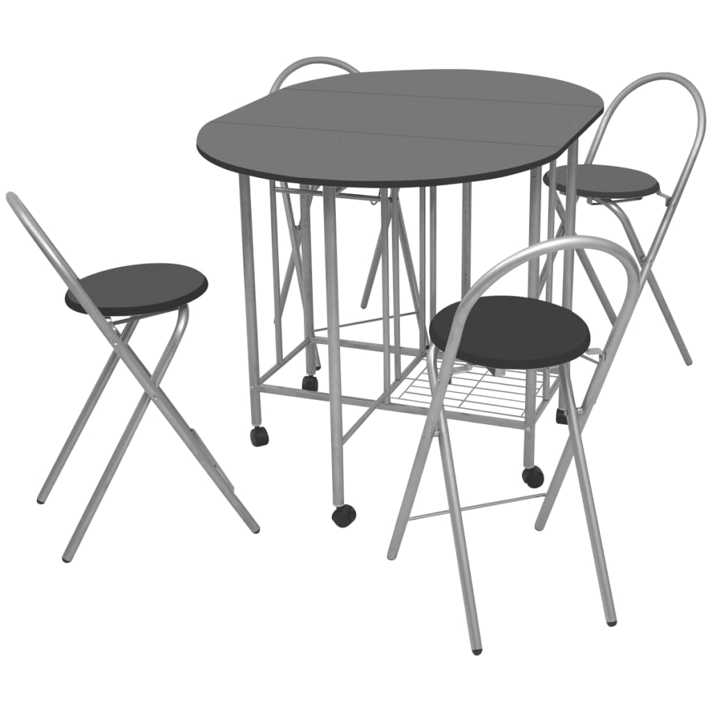 five-piece-folding-dining-set-mdf At Willow and Wine USA!