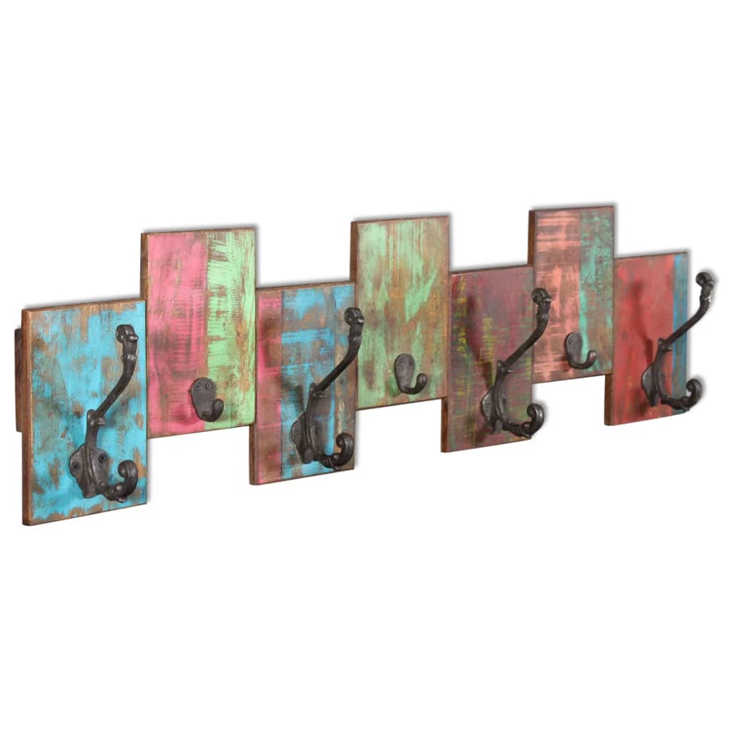 coat-rack-with-7-hooks-solid-reclaimed-wood At Willow and Wine USA!