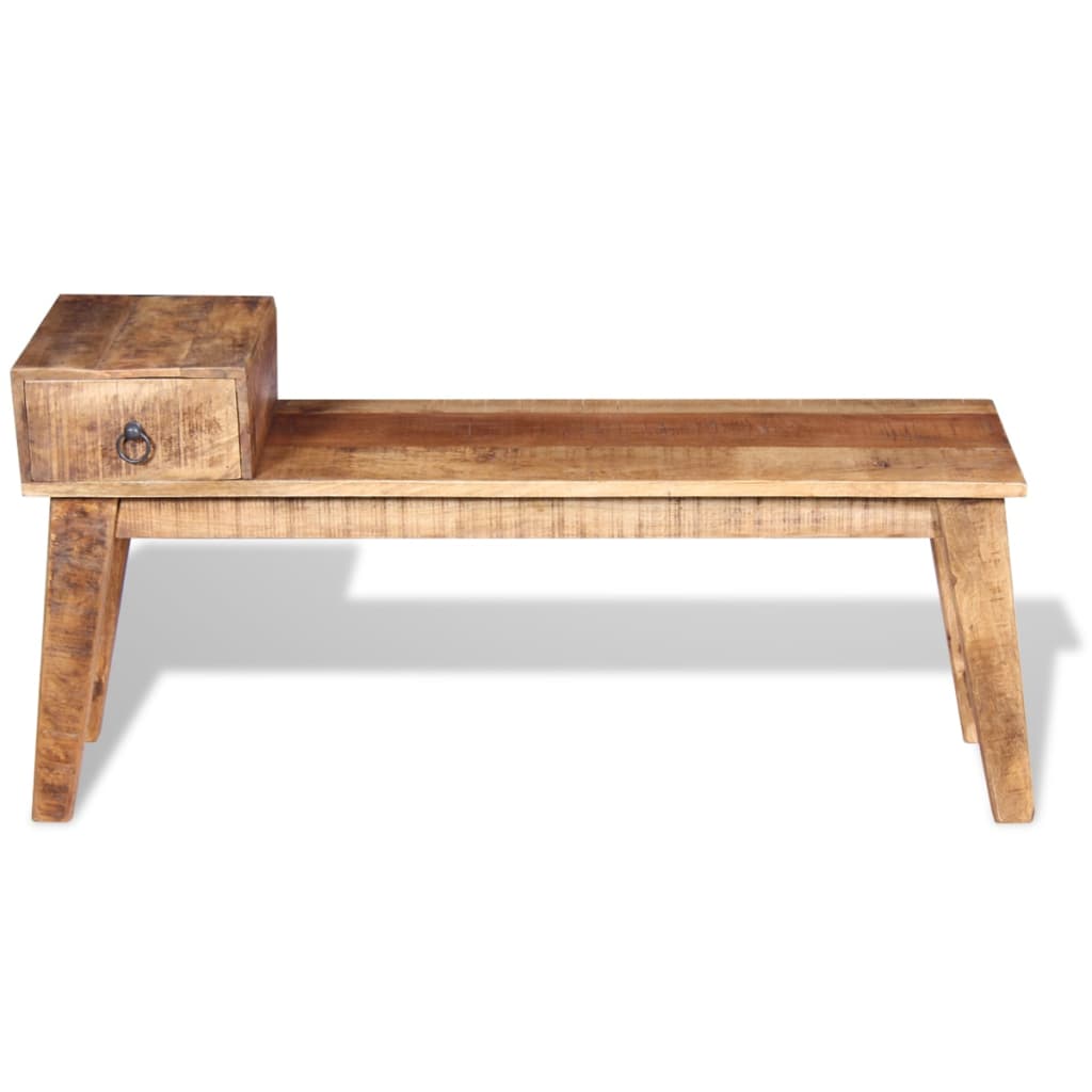 bench-with-drawer-solid-mango-wood-47-2-x14-2-x23-6 At Willow and Wine USA!