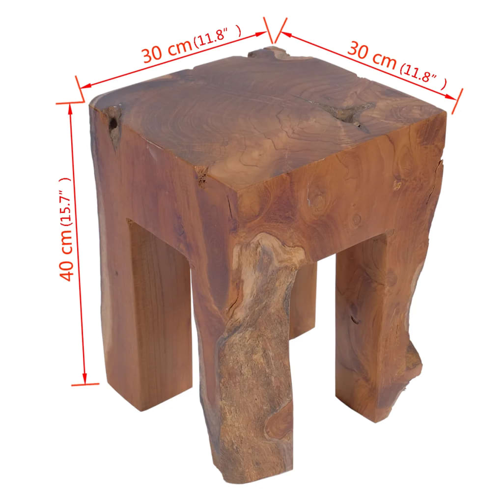 stool-solid-teak-wood-1 At Willow and Wine USA!