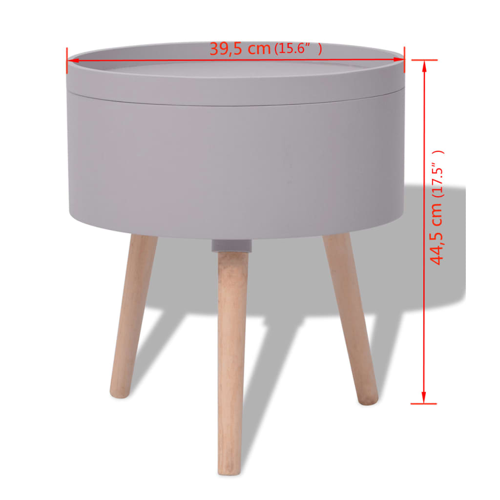 side-table-with-serving-tray-round-15-6-x17-5-gray At Willow and Wine USA!