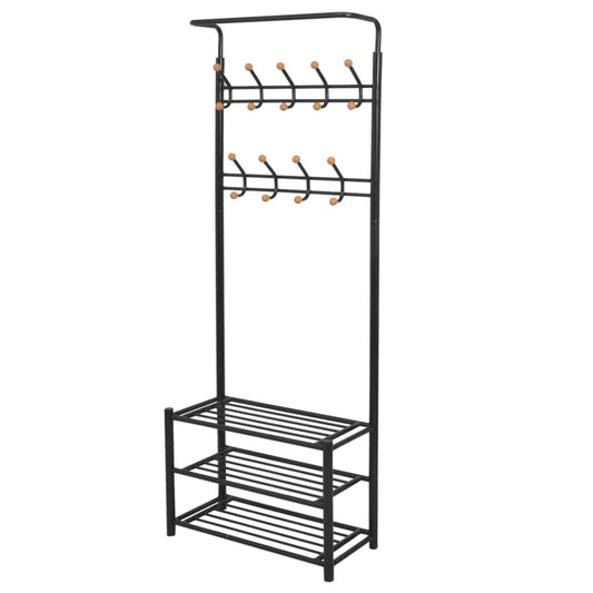 clothes-rack-with-shoe-storage-26-8-x12-6-x71-9-black At Willow and Wine USA!