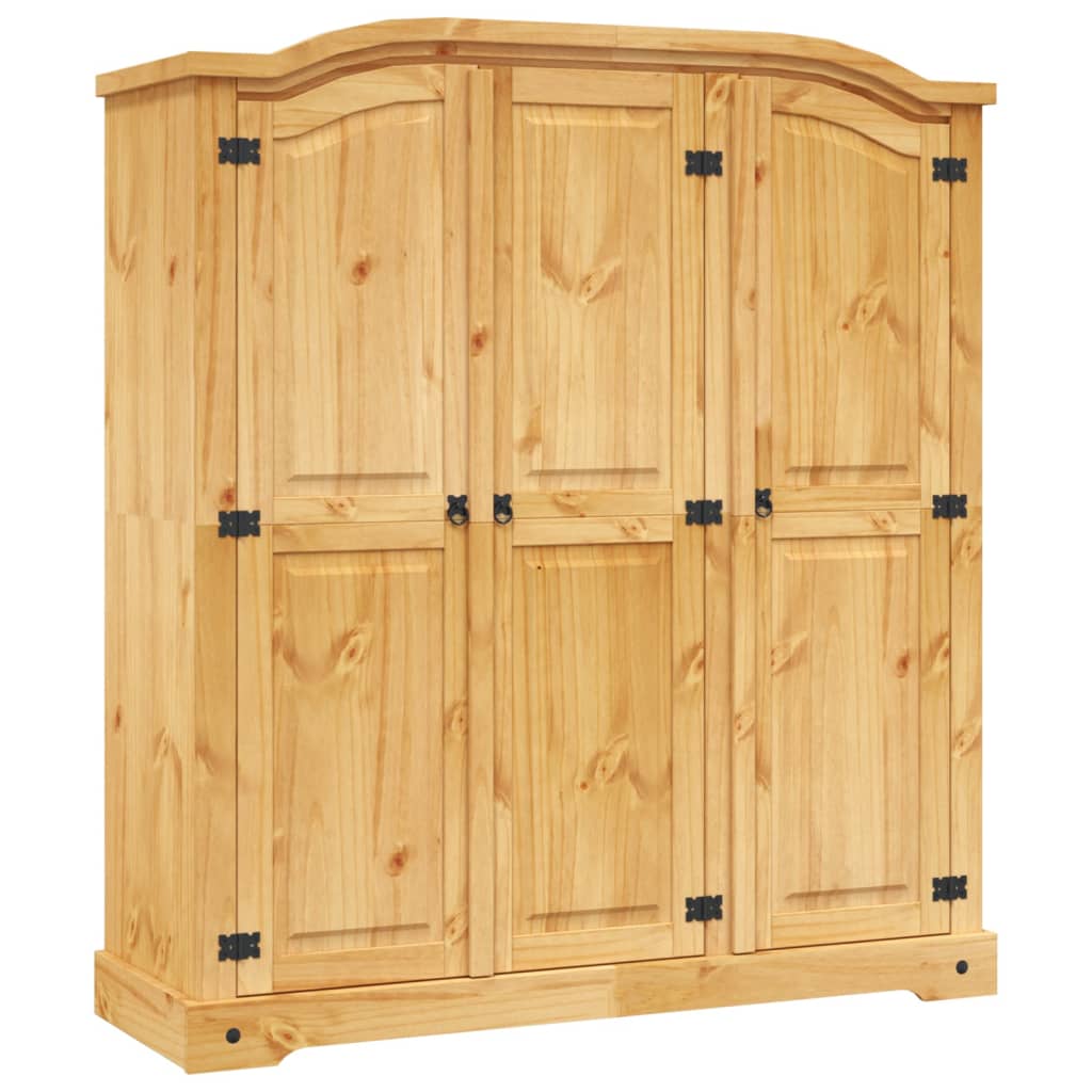 wardrobe-mexican-pine-corona-range-3-doors At Willow and Wine USA!