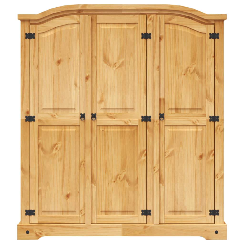 wardrobe-mexican-pine-corona-range-3-doors At Willow and Wine USA!