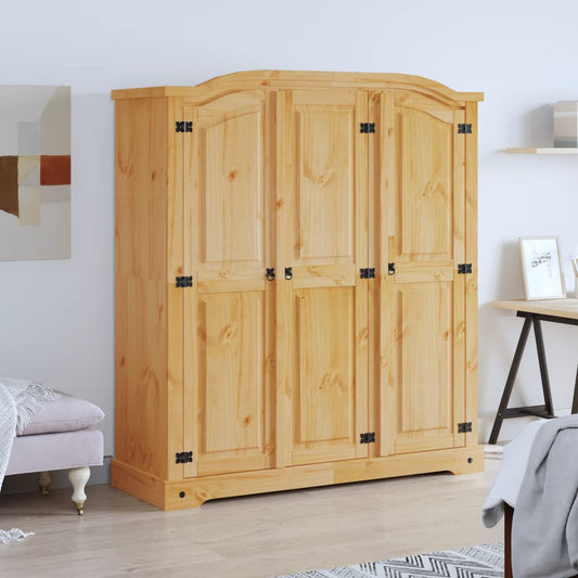 wardrobe-mexican-pine-corona-range-3-doors At Willow and Wine USA!