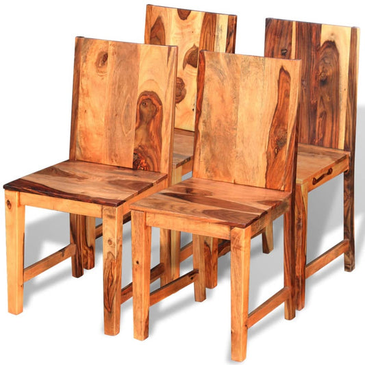 dining-chairs-4-pcs-solid-sheesham-wood At Willow and Wine USA!