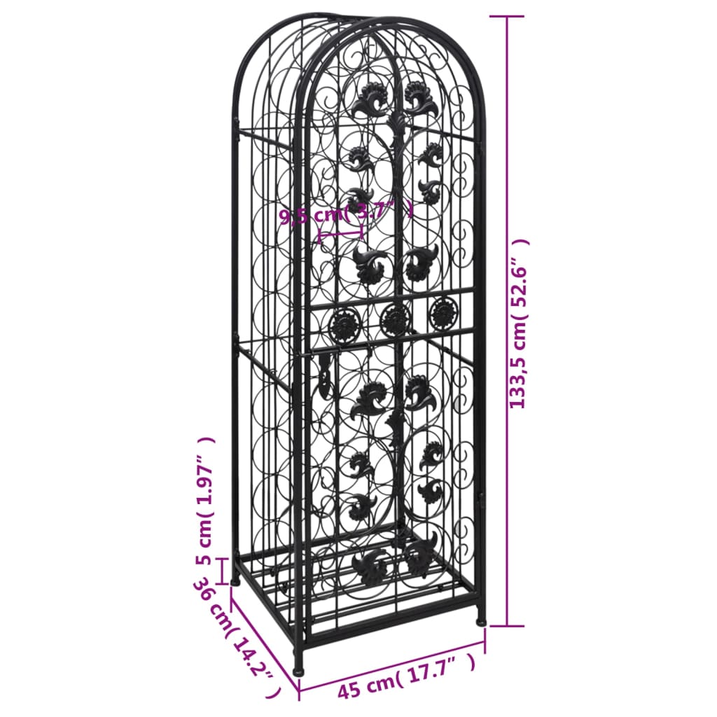 wine-rack-for-45-bottles-metal At Willow and Wine USA!