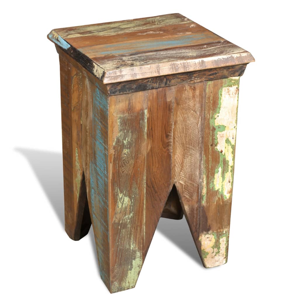 stool-solid-reclaimed-wood At Willow and Wine USA!