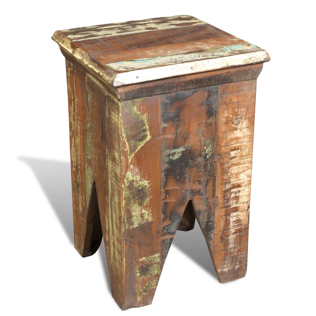 stool-solid-reclaimed-wood At Willow and Wine USA!