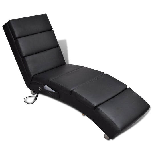 message-lounger-black-faux-leather At Willow and Wine USA!