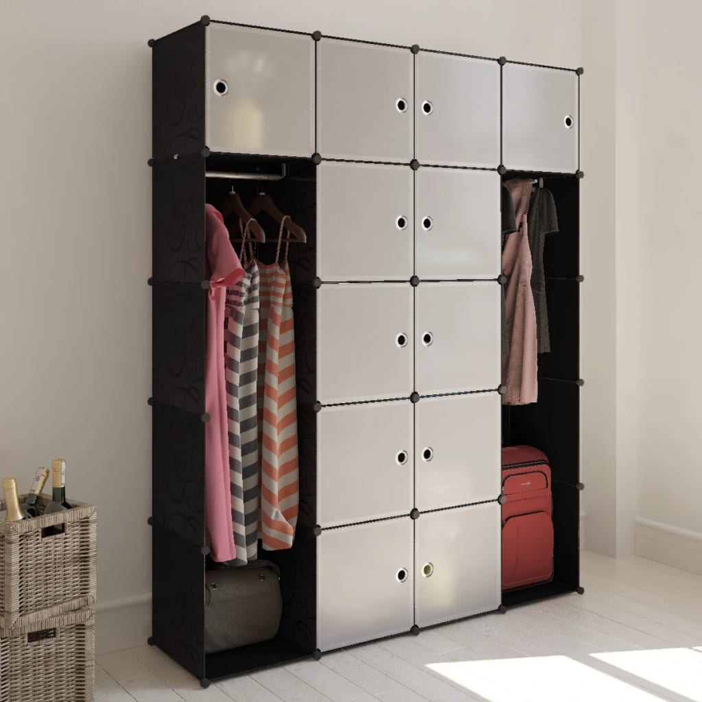 modular-cabinet-with-9-compartments-14-6-x45-3-x59-1-black-and-white At Willow and Wine USA!