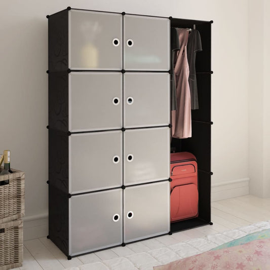 modular-cabinet-with-9-compartments-14-6-x45-3-x59-1-black-and-white At Willow and Wine USA!