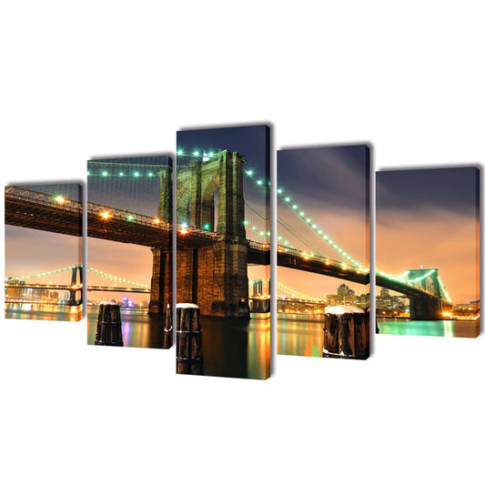 canvas-wall-print-set-brooklyn-bridge-79-x-39 At Willow and Wine USA!