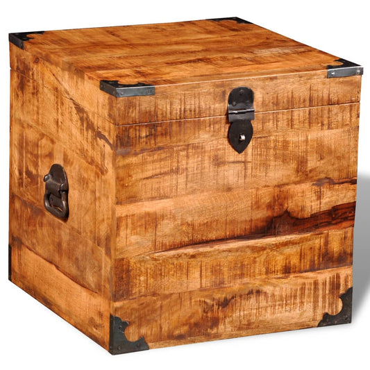 storage-chest-cubic-rough-mango-wood At Willow and Wine USA!