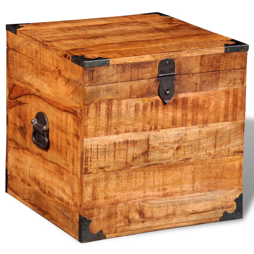 storage-chest-cubic-rough-mango-wood At Willow and Wine USA!