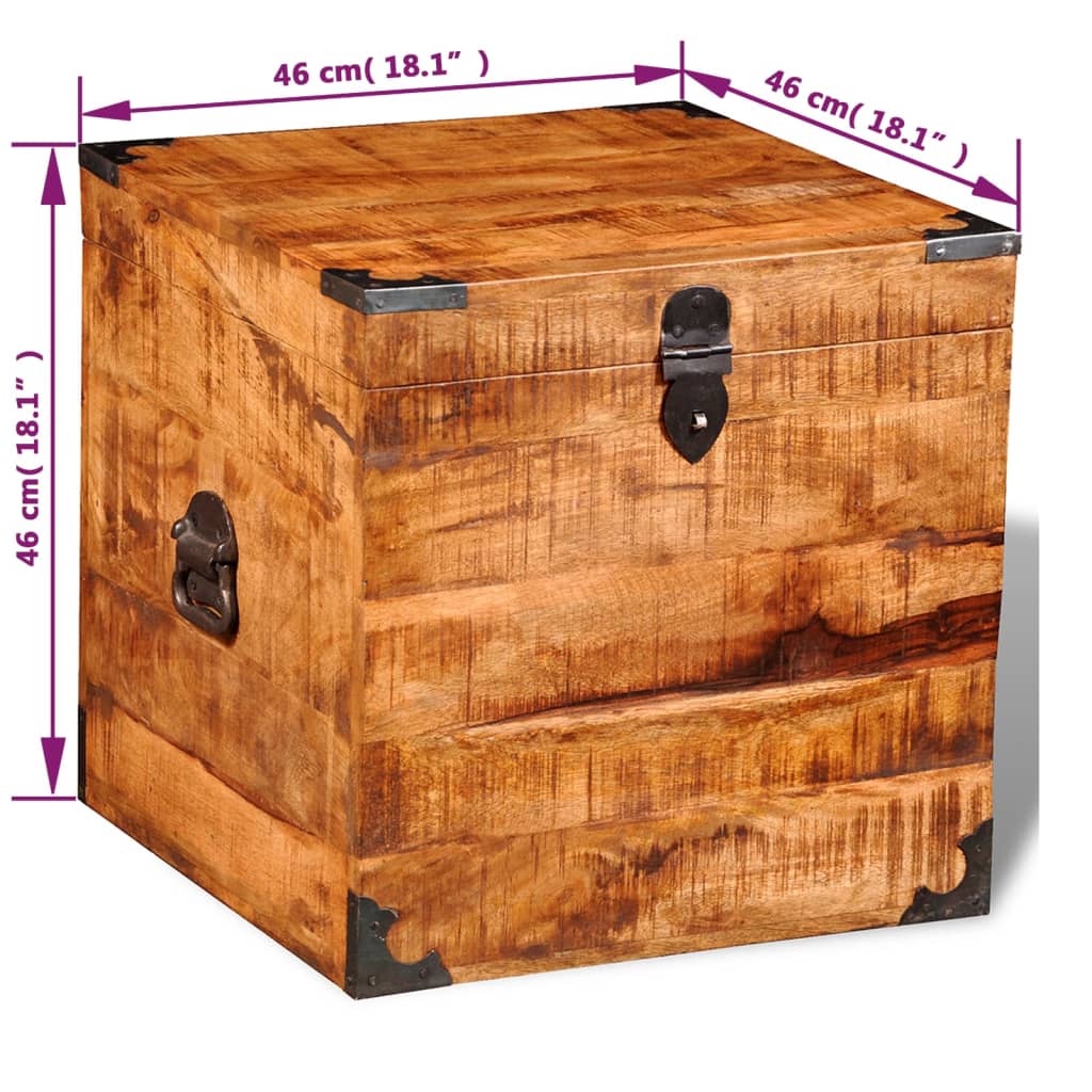 storage-chest-cubic-rough-mango-wood At Willow and Wine USA!