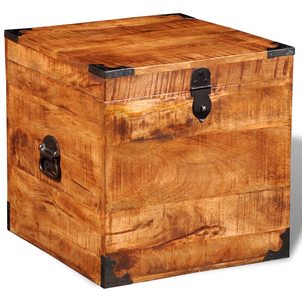 storage-chest-cubic-rough-mango-wood At Willow and Wine USA!