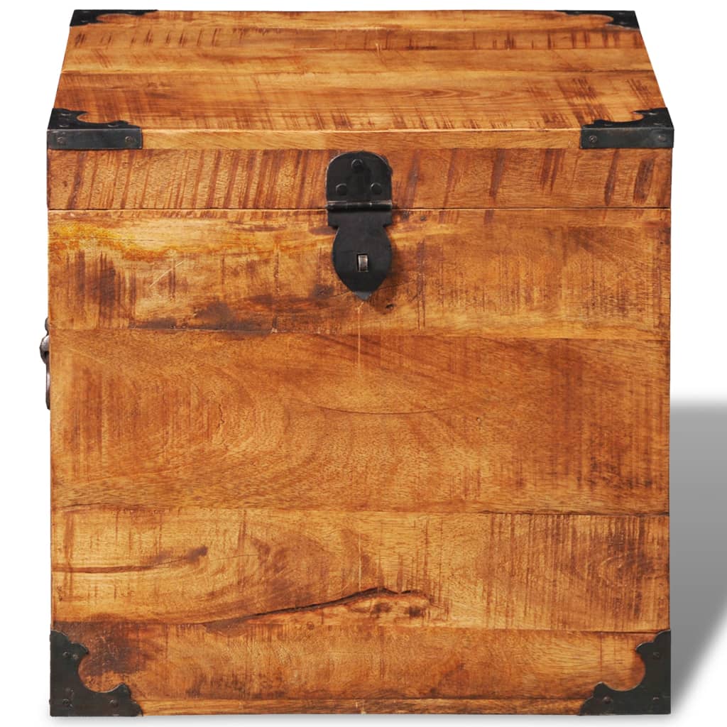 storage-chest-cubic-rough-mango-wood At Willow and Wine USA!