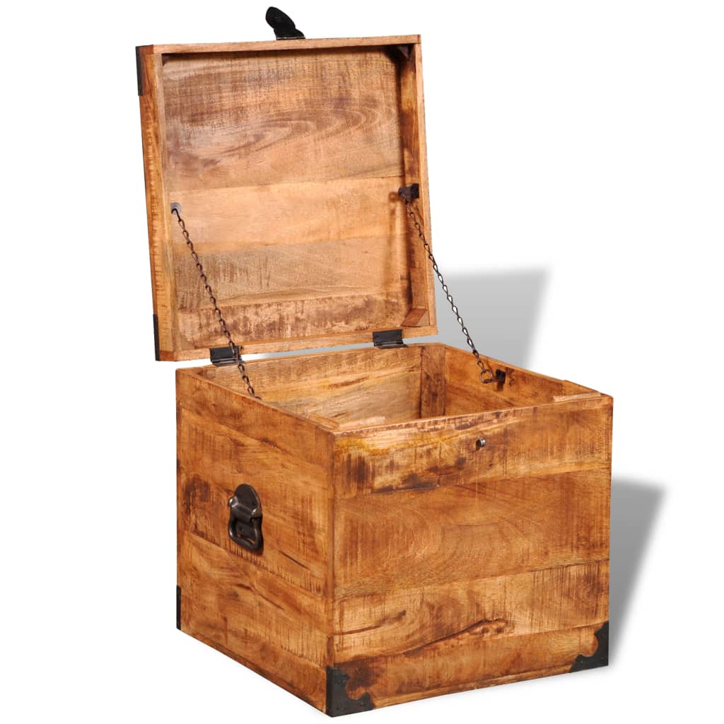 storage-chest-cubic-rough-mango-wood At Willow and Wine USA!