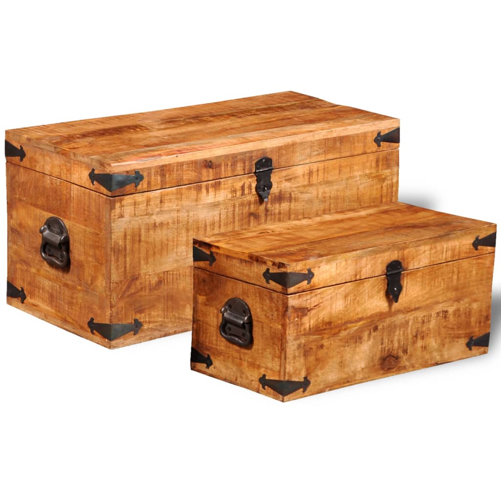 storage-chest-set-2-pieces-rough-mango-wood At Willow and Wine USA!